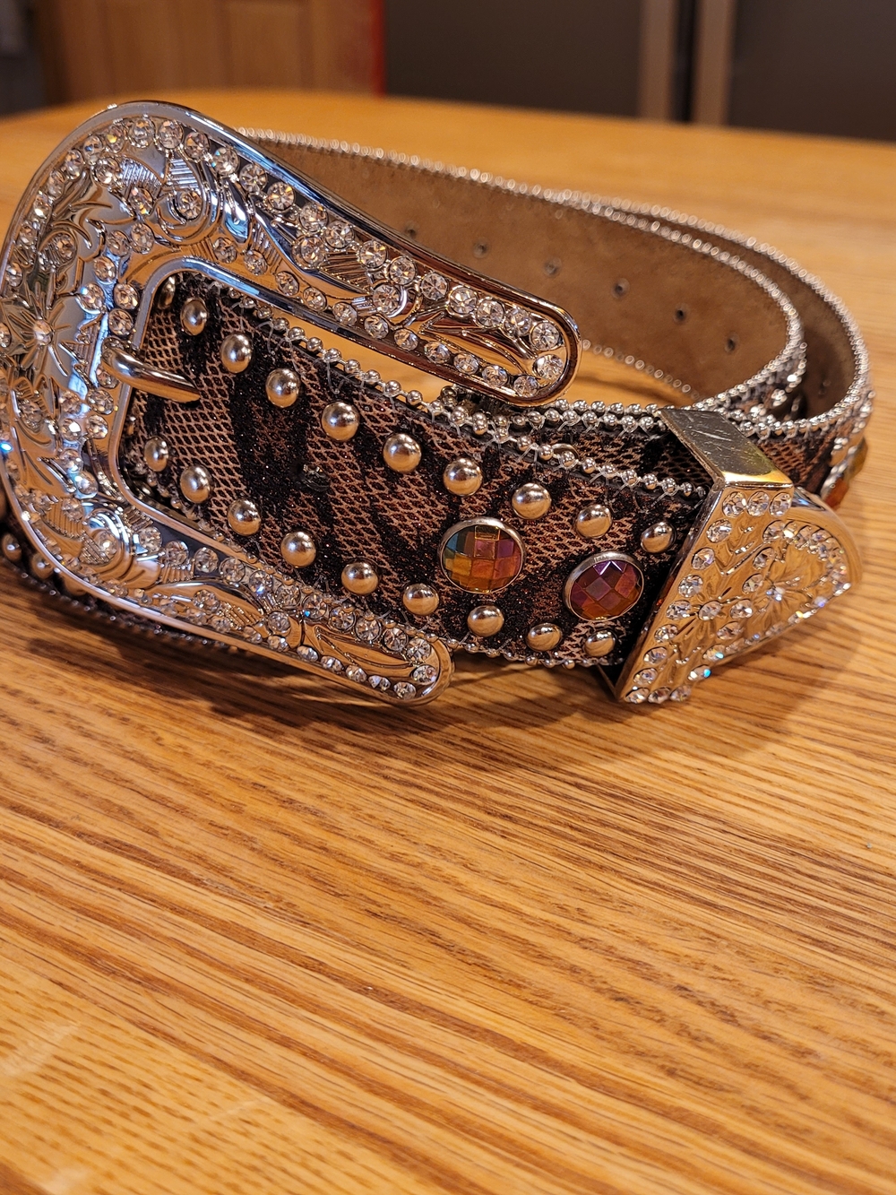 Nocona Western Belt With Bling